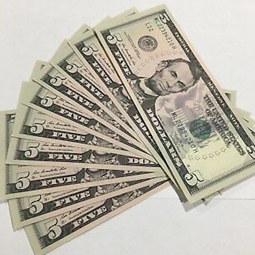 5 Dollar Bill